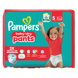 Pampers Baby-Dry Pants taille 8 - 17+ kg 4x26 pièces