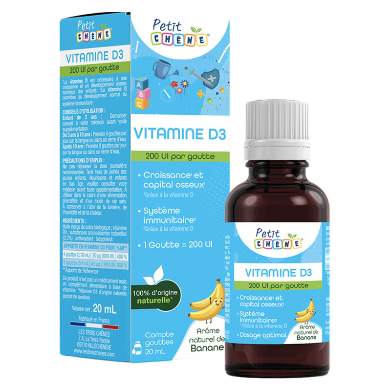 Les 3 Chênes Petit Chêne Vitamine D3 - 20ml