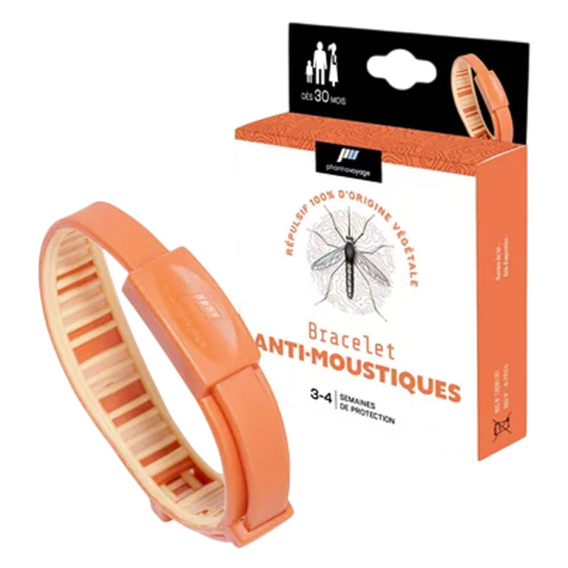 Pharmavoyage Bracelet Anti-moustiques Orange Pharmavoyage Bracelet Anti-moustiques Orange