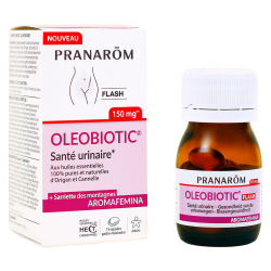 Pranarôm Aromafemina Oleobiotic santé urinaire Flash 15 capsules