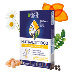 Santé Verte Nutralgic Action apaisante 1000 - 15 comprimés
