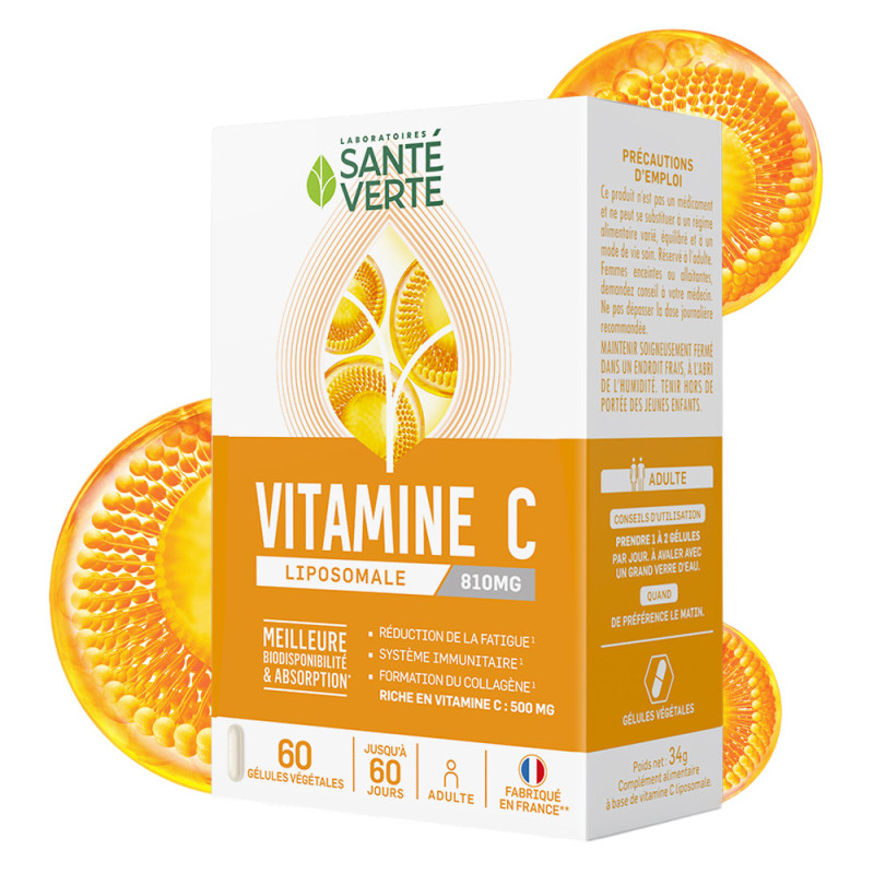 Santé Verte Vitamine C Liposomale 810 mg 60 gélules