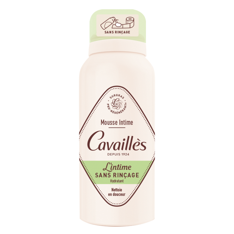 Cavaillès Mousse Intime sans rinçage Hydratant 100ml