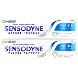 Sensodyne Expert Protect Dentifrice Rapide Action lot de 2x75ml