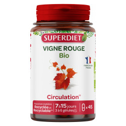 Superdiet Vigne Rouge bio 45 gélules