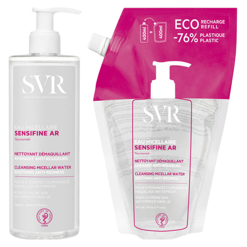 SVR Sensifine AR Eau Micellaire 400ml + Eco-recharge 400ml SVR Sensifine AR Eau Micellaire 400ml + Eco-recharge 400ml