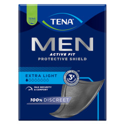 Tena Men Active Fit Extra Light Protections pour fuites urinaires x14