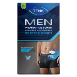 Tena Men Boxers de protection lavable Noir taille M 1 unité