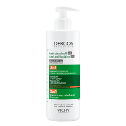 Vichy Dercos Shampooing démêlant traitant 2en1 - 390ml