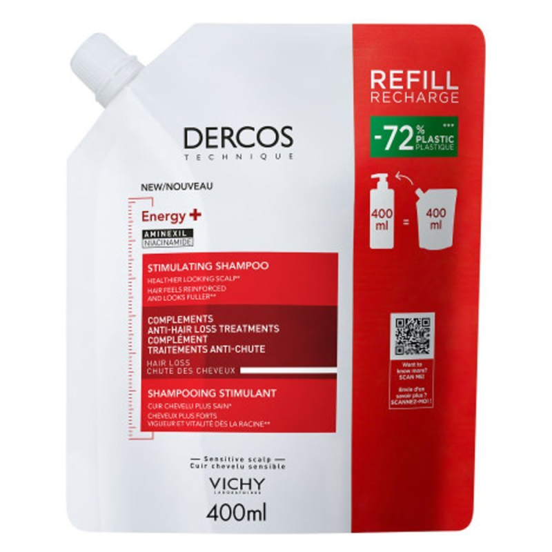 Vichy Dercos Recharge Shampooing stimulant 400ml Vichy Dercos Recharge Shampooing stimulant 400ml