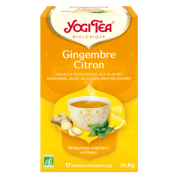 Yogi Tea Gingembre Citron 17 sachets d'infusion