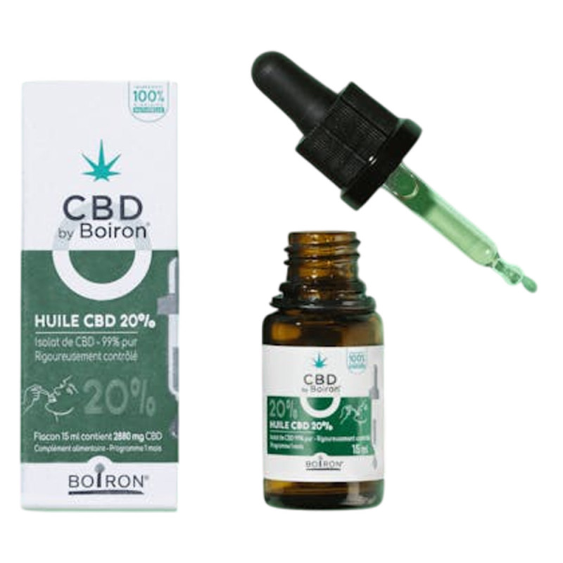 Boiron Huile CBD 20% 15ml Boiron Huile CBD 20% 15ml