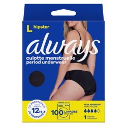 Always Culotte Menstruelle Hipster taille  L
