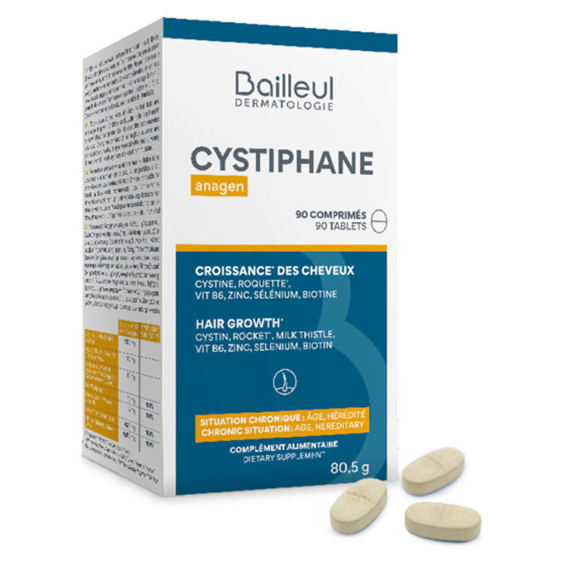 Cystiphane Anagen Croissance des cheveux 90 comprimés Cystiphane Anagen Croissance des cheveux 90 comprimés