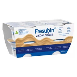 Fresubin 2Kcal Creme sans lactose Caramel 4x200gr