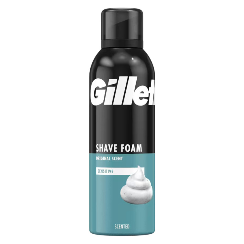Gillette Mousse à raser classic sensitive 200ml