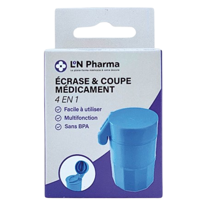 L2N Écrase et coupe médicament 4 en 1 L2N Écrase et coupe médicament 4 en 1