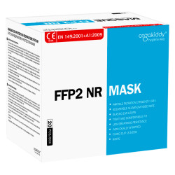 Orgakiddy Masque FFP2 NR Adulte Blanc 20 pièces