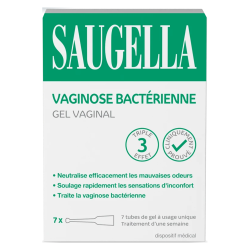 Saugella Gel Vaginal Triple effet Vaginose Bactérienne 7 tubes