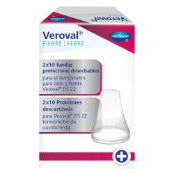 Hartmann Veroval Fièvre Embouts pour thermomètre boîte de 20