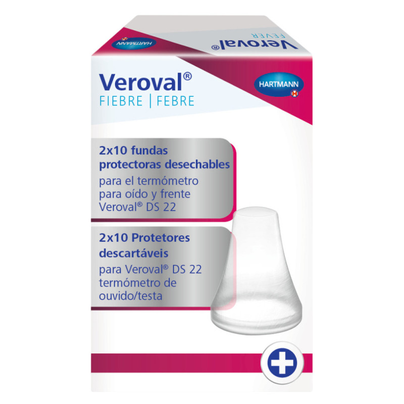 Hartmann Veroval Fièvre Embouts pour thermomètre boîte de 20 Hartmann Veroval Fièvre Embouts pour thermomètre boîte de 20
