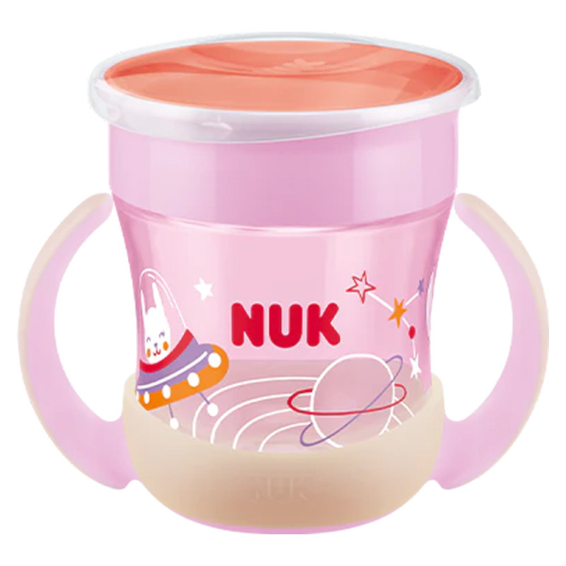 NUK Mini Magic Cup Night 6 mois et + Rose 160ml NUK Mini Magic Cup Night 6 mois et + Rose 160ml