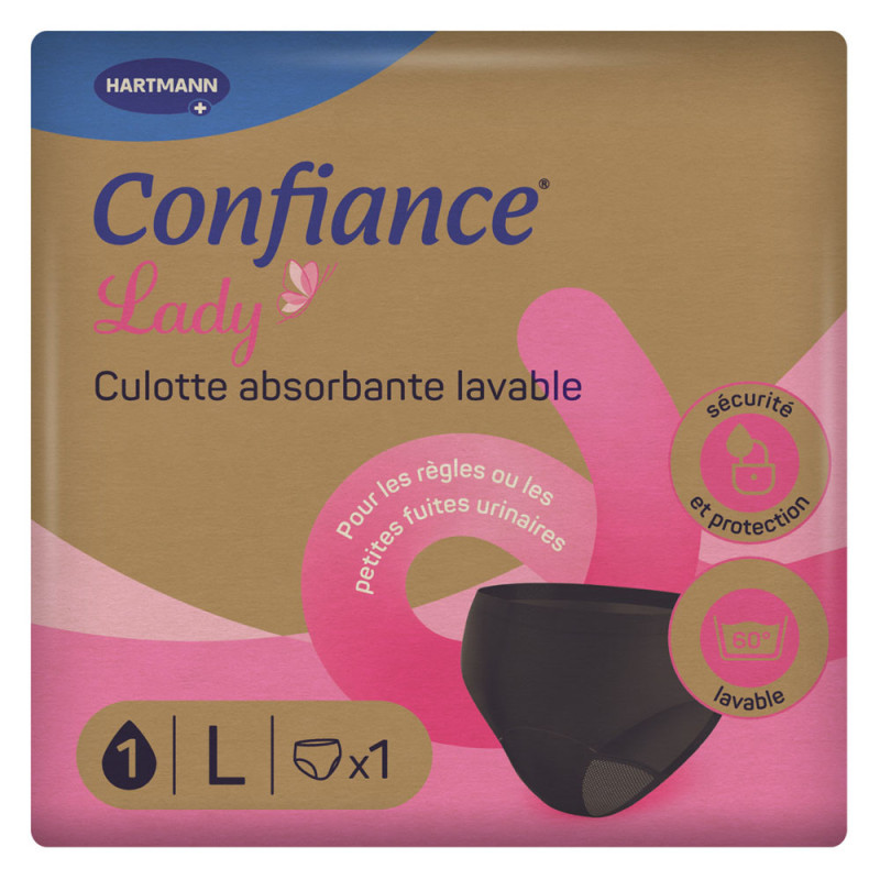 Hartmann Confiance Lady Culotte absorbante lavable L Hartmann Confiance Lady Culotte absorbante lavable L