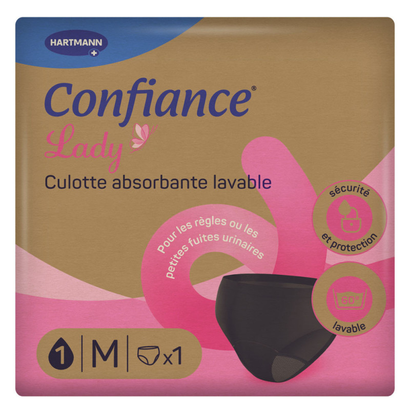 Hartmann Confiance Lady Culotte absorbante lavable M Hartmann Confiance Lady Culotte absorbante lavable M