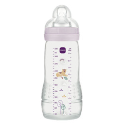 MAM Biberon Easy Active Lilas +4 mois 330ml