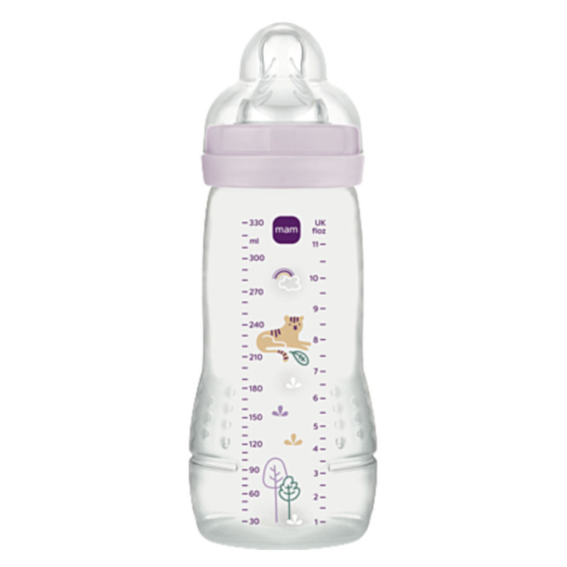 MAM Biberon Easy Active Lilas +4 mois 330ml MAM Biberon Easy Active Lilas +4 mois 330ml
