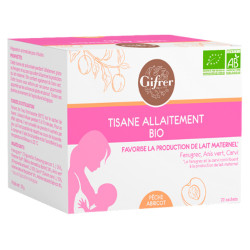 Gifrer Tisane allaitement pêche abricot 20 sachets