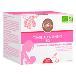 Gifrer Tisane allaitement fruits rouges 20 sachets