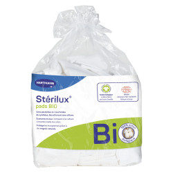 Hartmann Sterilux Pads 160 rectangles de coton