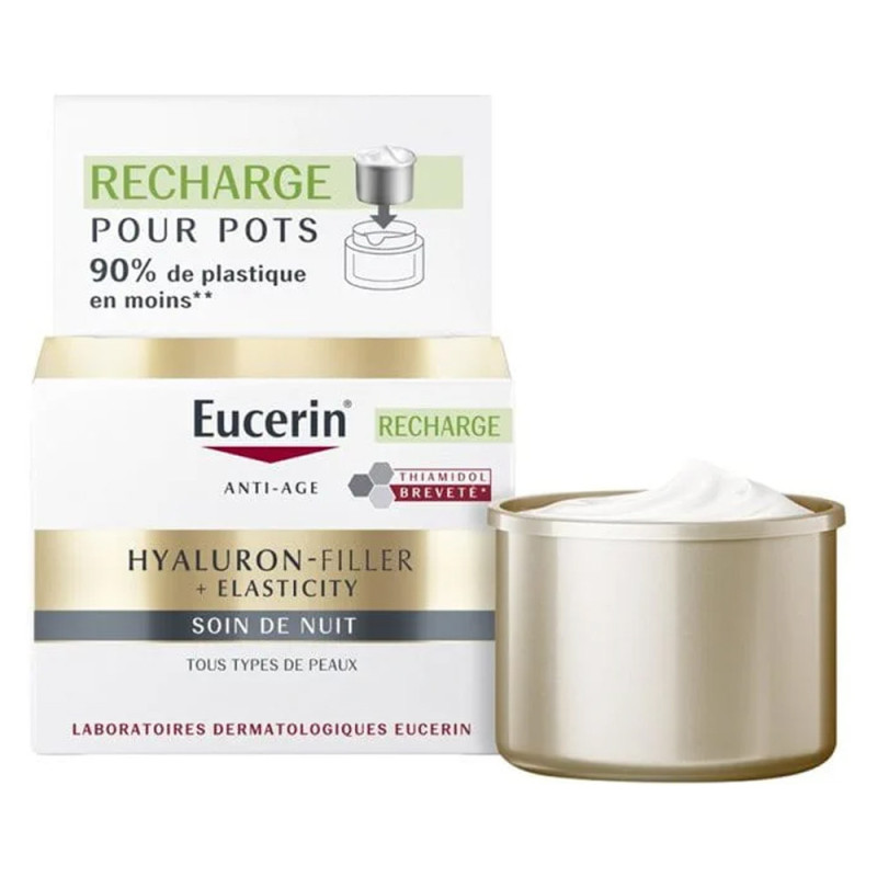 Eucerin Hyaluron-Filler + Elasticity Recharge soin de nuit 50ml Eucerin Hyaluron-Filler + Elasticity Recharge soin de nuit 50ml