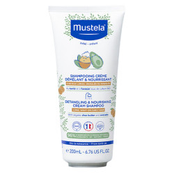 Mustela Shampooing Crème démêlant & nourrissant 200ml