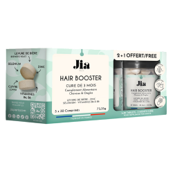 JIA Hair Booster Cure de 3 mois - 3 x 30 comprimés