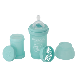 Twistshake Biberon anti-colique 0 mois+ turquoise 180ml