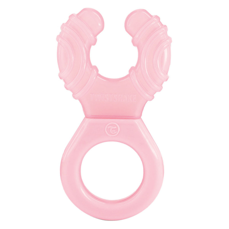 Twistshake Anneau de dentition réfrigérant 2 mois+ rose pastel Twistshake Anneau de dentition réfrigérant 2 mois+ rose pastel