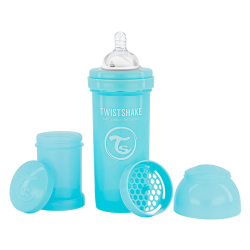 Twistshake Biberon anti-colique 2 mois+ bleu 260ml