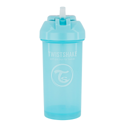 Twistshake Tasse à paille 6 mois+ bleu pastel 360ml