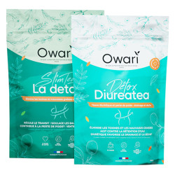 Owari Duo Minceur Slim'Tea + Diuretea 2x50gr
