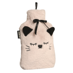 Calindoo Bouillotte à Eau Housse Minou 1,5L