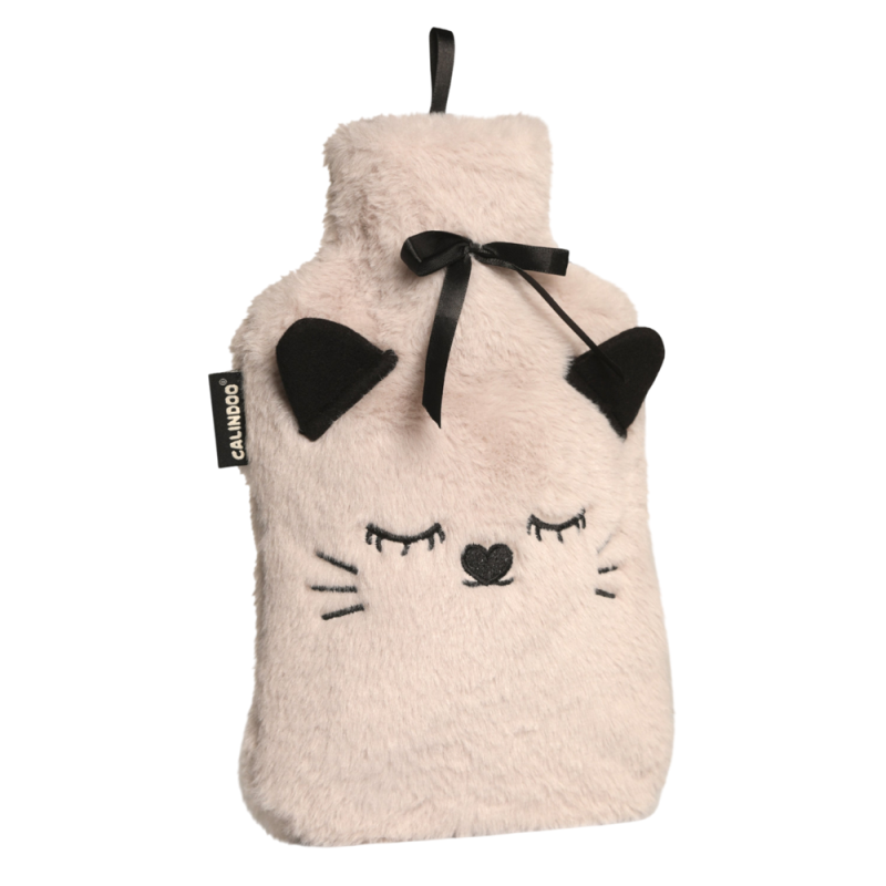 Calindoo Bouillotte à Eau Housse Minou 1,5L Calindoo Bouillotte à Eau Housse Minou 1,5L