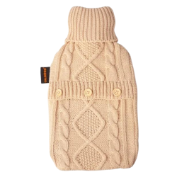 Calindoo Bouillotte collection Tricot beige 2L
