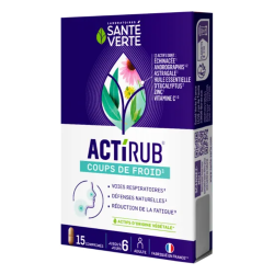 Santé Verte Actirub Coups de froid 15 comprimés