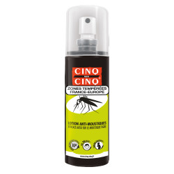 Cinq sur Cinq Zones Tempérées Lotion anti-moustiques 100ml