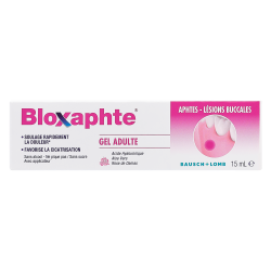 Bausch & Lomb Bloxaphte Gel adulte - Aphtes 15ml