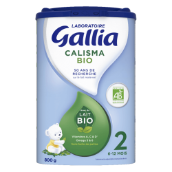 Gallia Calisma Bio 2 lait infantile 6-12 mois 800gr
