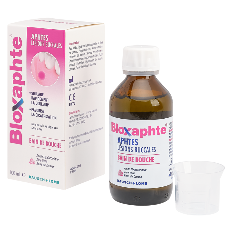 Bausch & Lomb Bloxaphte Bain de bouche - Aphtes 100ml