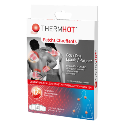Bausch & Lomb ThermHot cou dos épaule poignet 2 Patchs chauffants